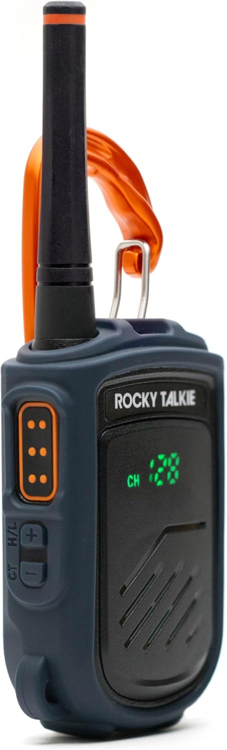Rocky Talkie Mountain Radio with Waterproof Handmic, Long Range Walkie Talkie, FRS Handheld Radio, 4 Day Battery Life, Max Durability, 2 Pack - Image 4