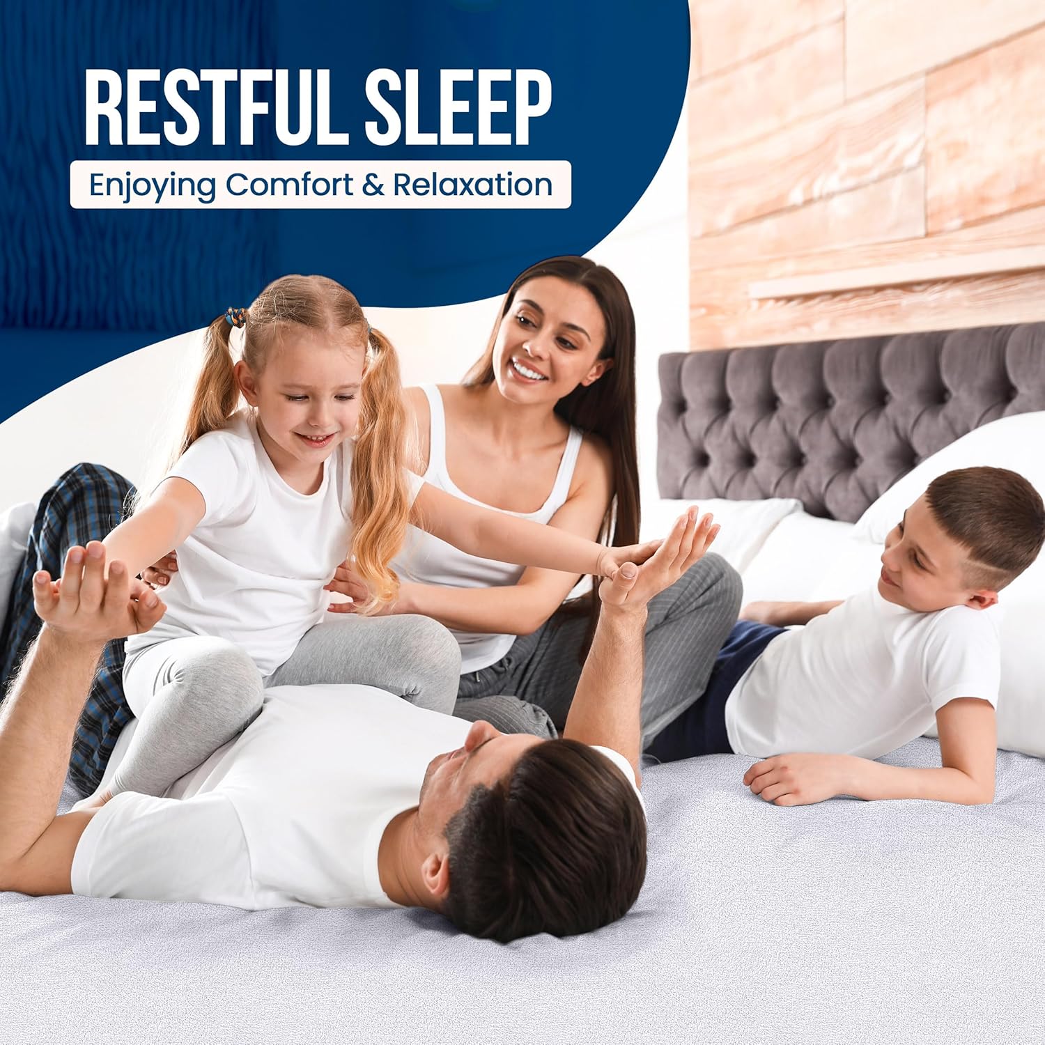 Utopia Bedding Waterproof Mattress Protector Queen Size, Premium 200 GSM Terry Mattress Cover, Soft & Breathable Bed Cover, Fitted Sheet Style with Stretchable Deep Pockets 17" (White) - Image 9