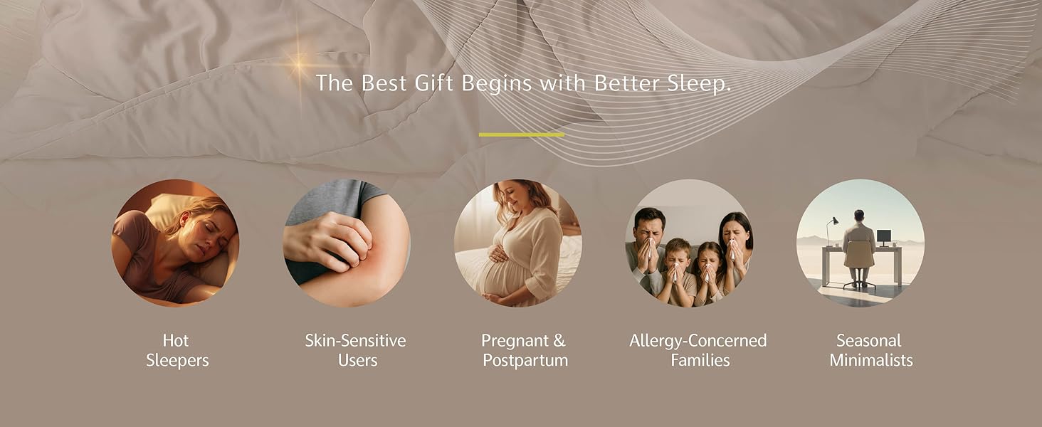 hypoallergenic cool bamboo summer duvet reversible washable night sweats tencel eucalyptus oeko-tex