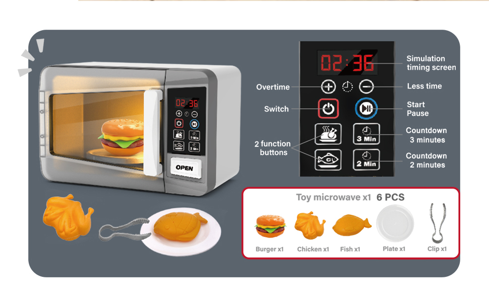 Microwave Toy Oven