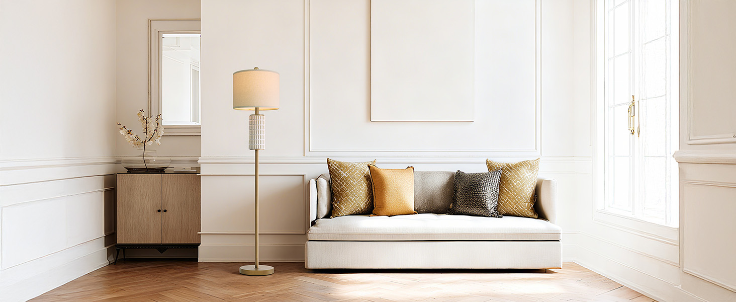 anyqiue gold ceramic lamp