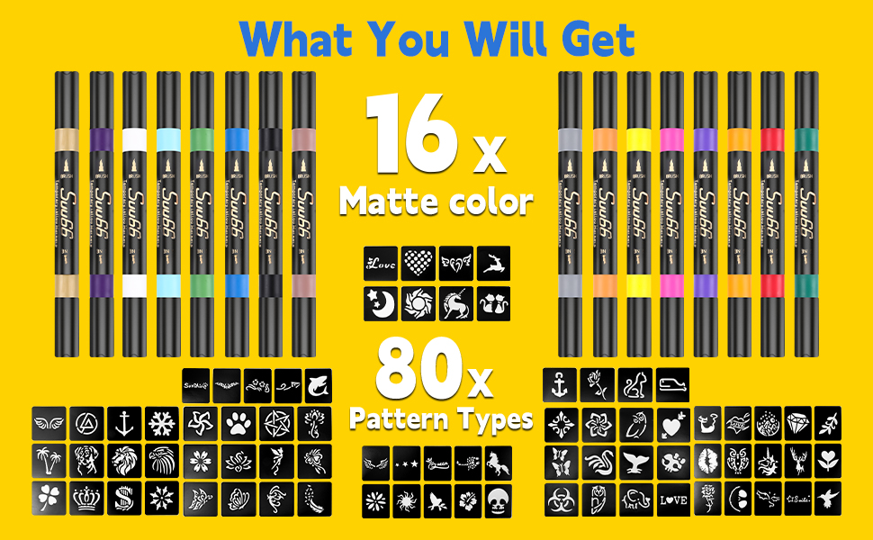 tattoo markers skin pen body Temporary