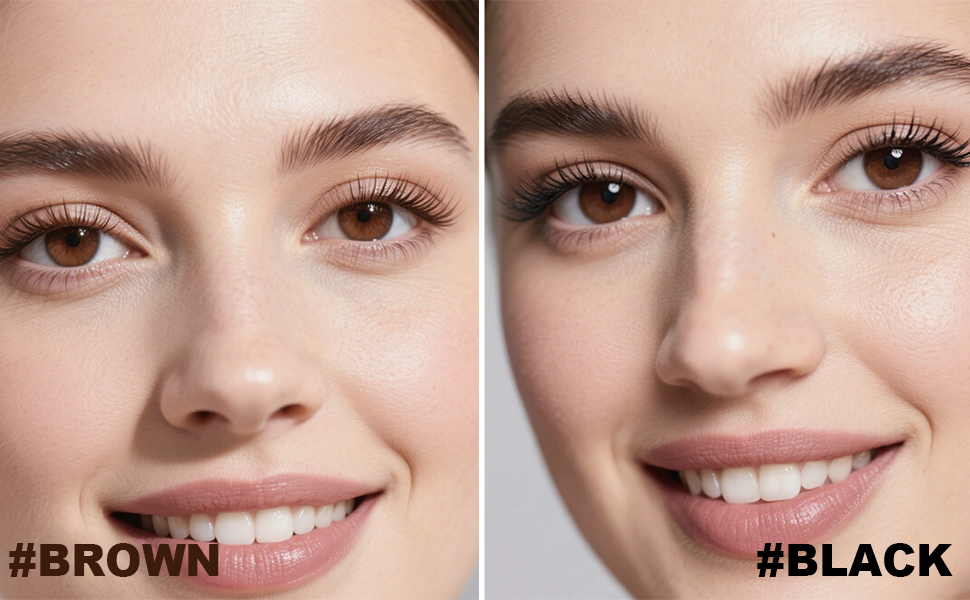 brown mascara