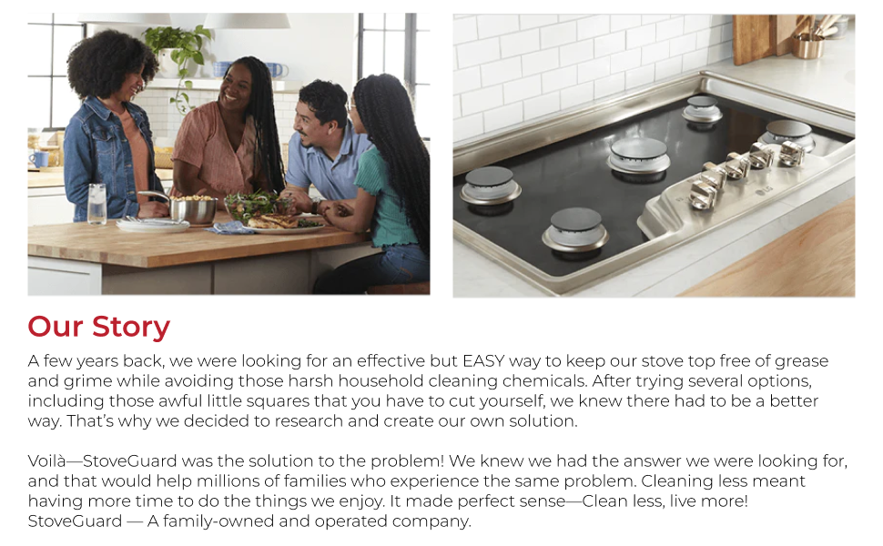  accessories smooth surface mat gaurd cooktop heavy duty nonstick grease