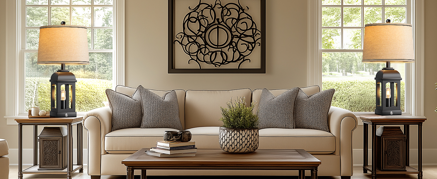 farmhouse table lamp 1