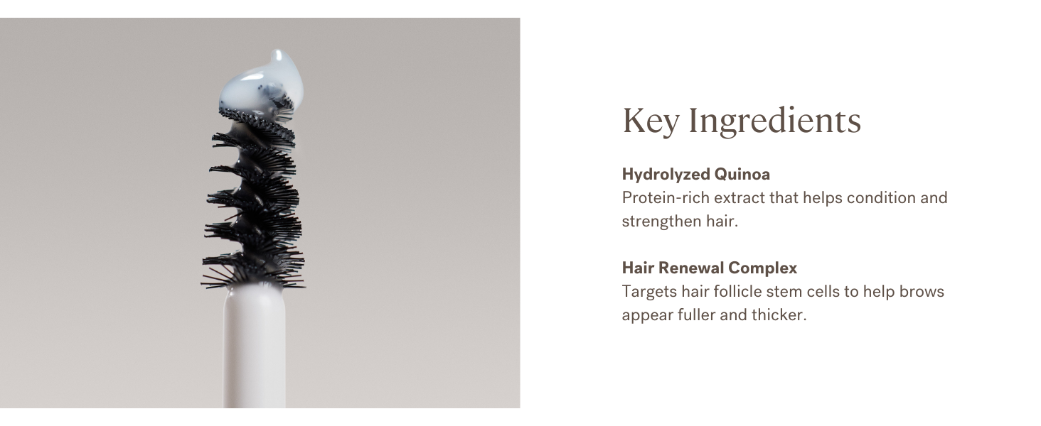 Key Ingredients: Hydrolyzed Quinoa conditions as Hair Renewal Complex delivers fullness.
