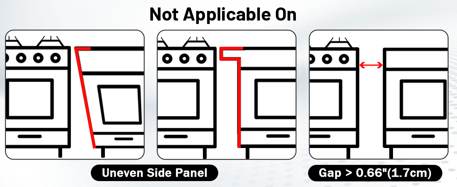gap filler for stove and counter