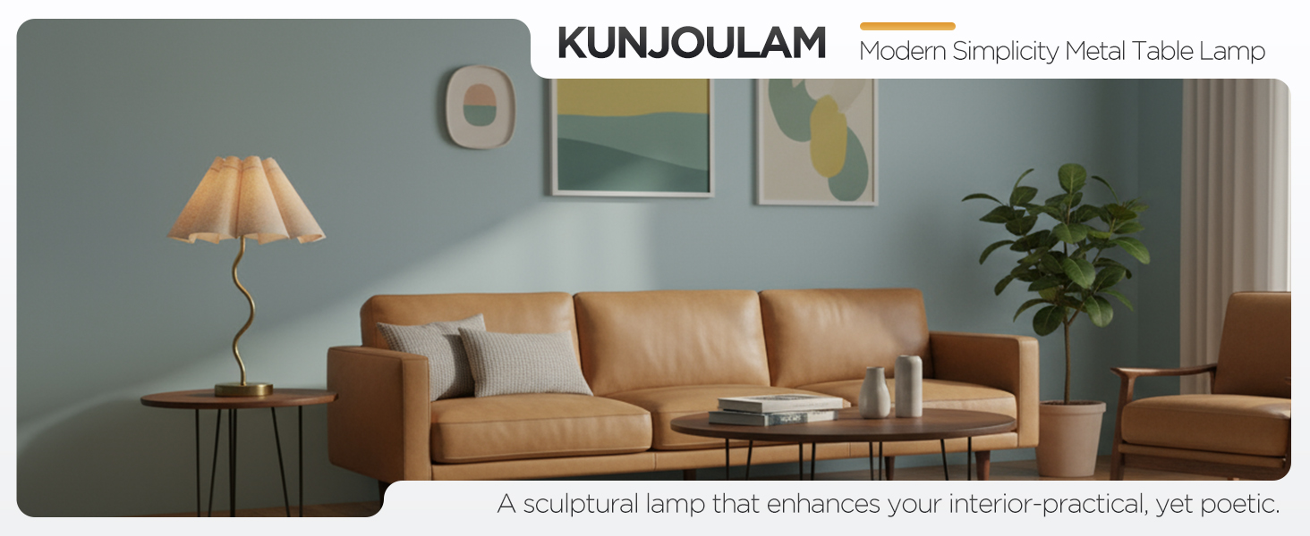 Small Table Lamp, Bedside Nightstand Lamp with Adjustable Beige Lampshade, Morden Mini Desk Lamp