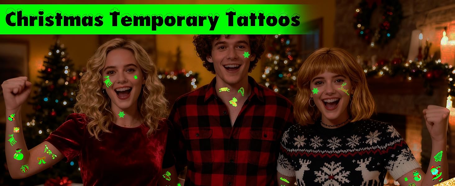 Christmas Temporary Tattoos