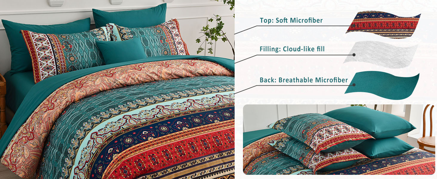 Bohemian Striped Bed in a Bag