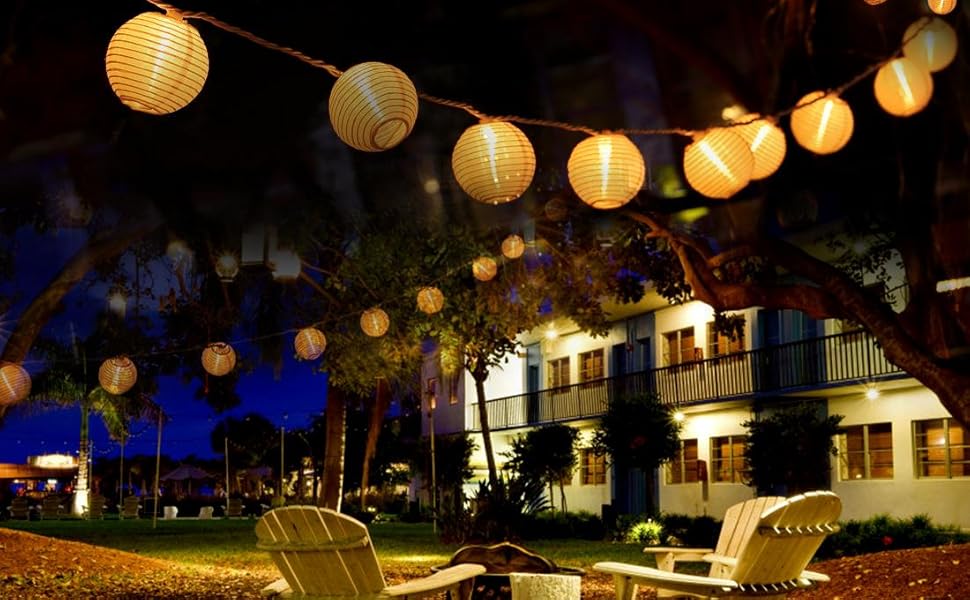 Outdoor Lantern String Lights