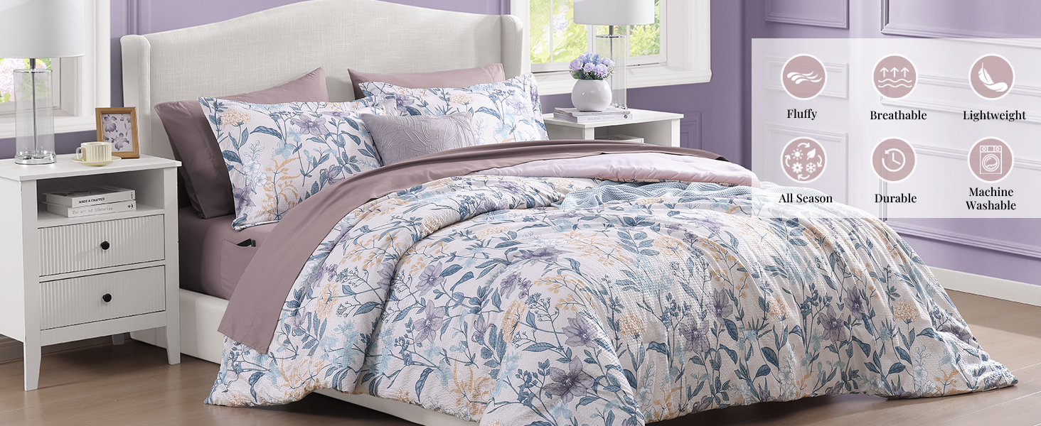 floral comforter set