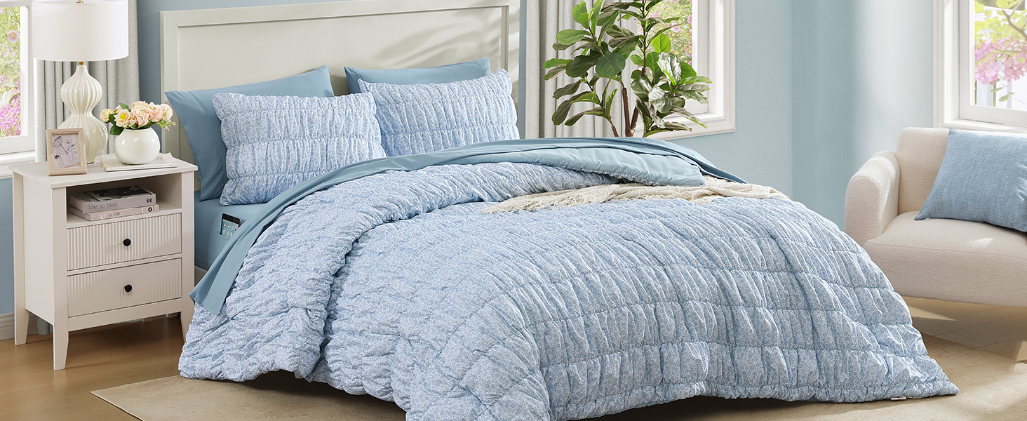 Puff comforter