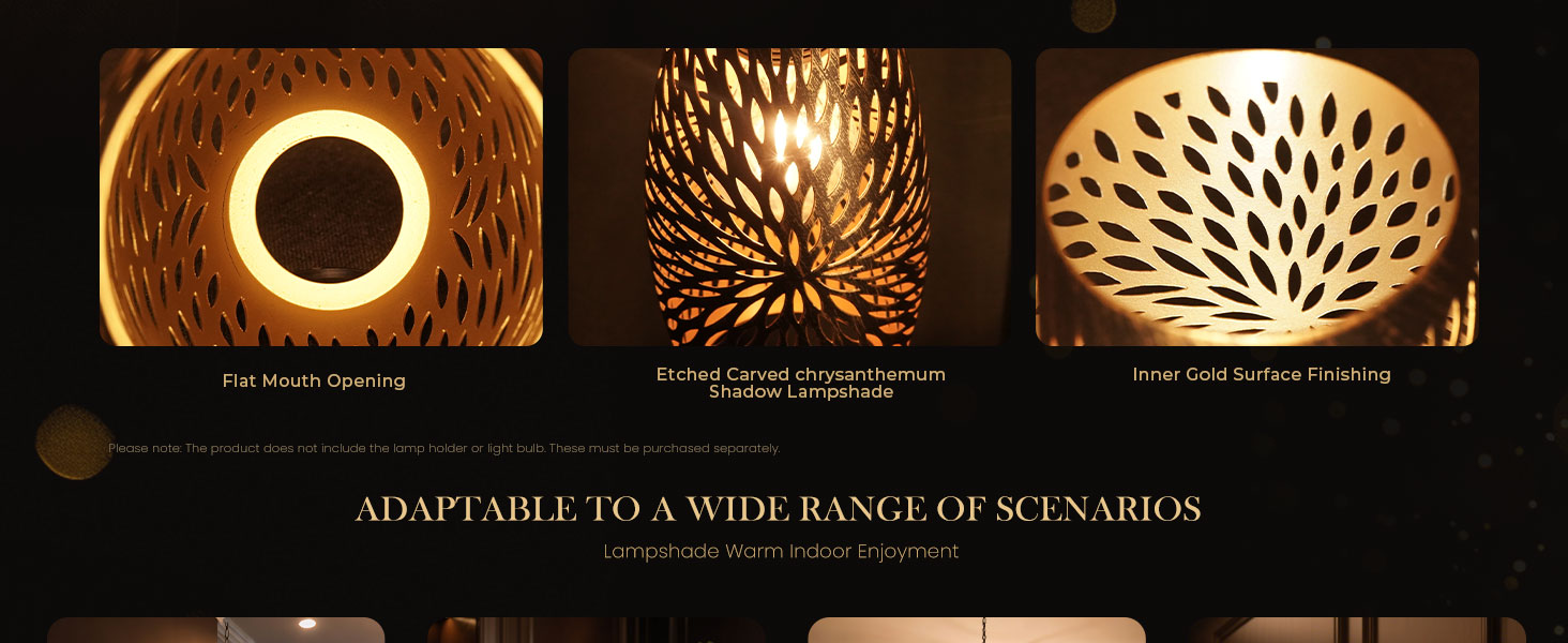 Metal Lamp Shades Set of 2