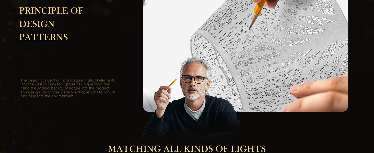 alucset barrel metal lampshade