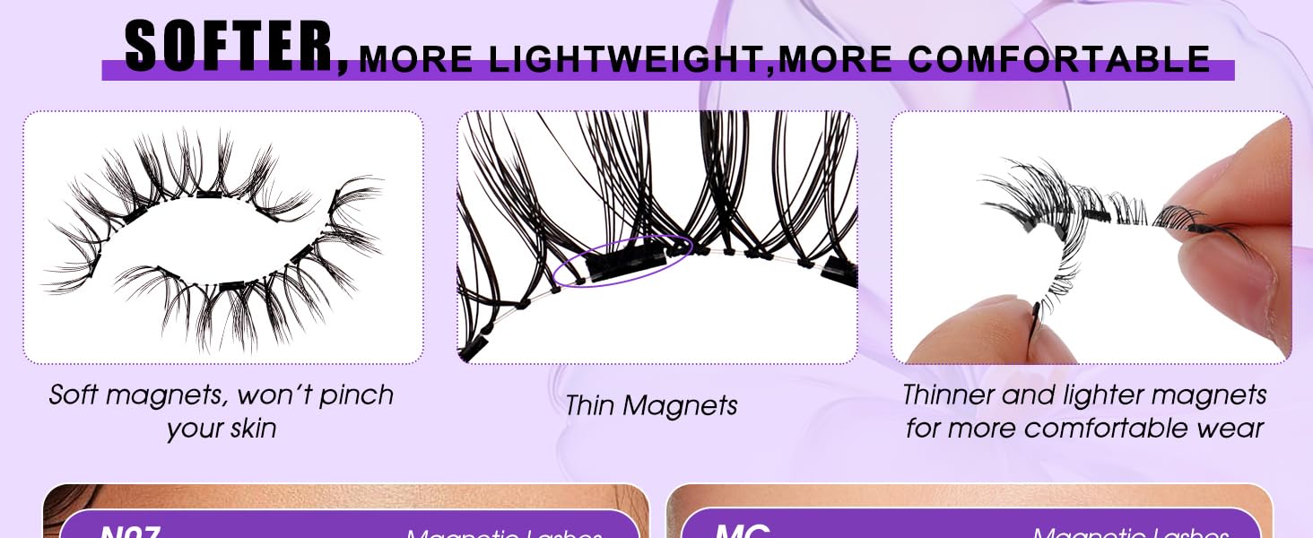 Magnetic false lashes