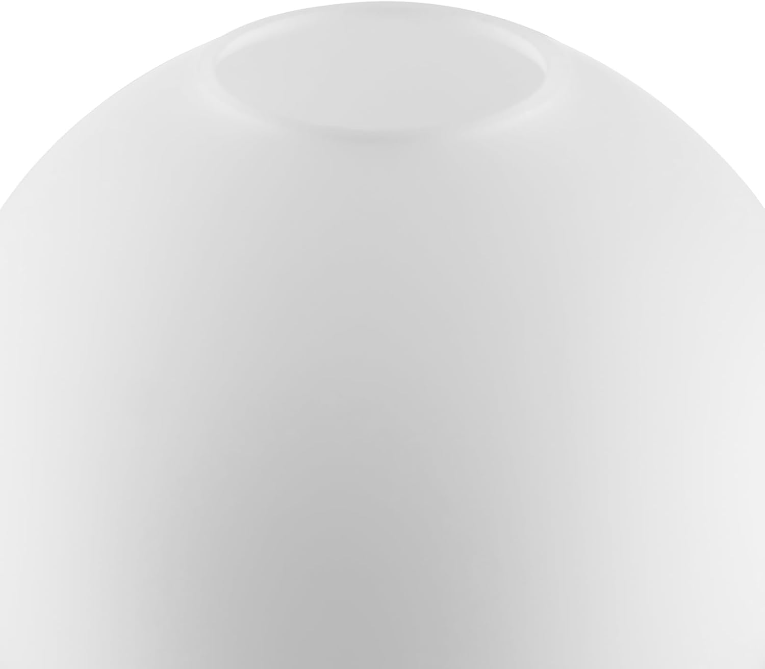 Diameter 7.87 Inch, Height 6.88 Inch,E26 Base 1-5/8 Inch Fitter,Double Hole White Glass Spherical Lampshade For Pendant lLmps And Floor Lamps - Image 8