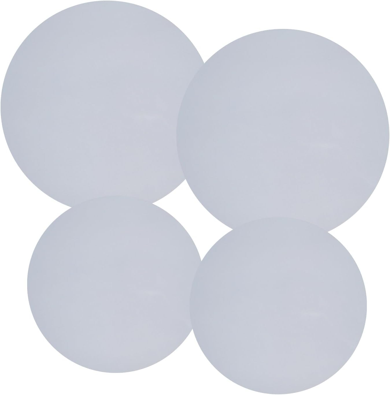 Burner Covers for Electric Stove (White, Round 8/10”)