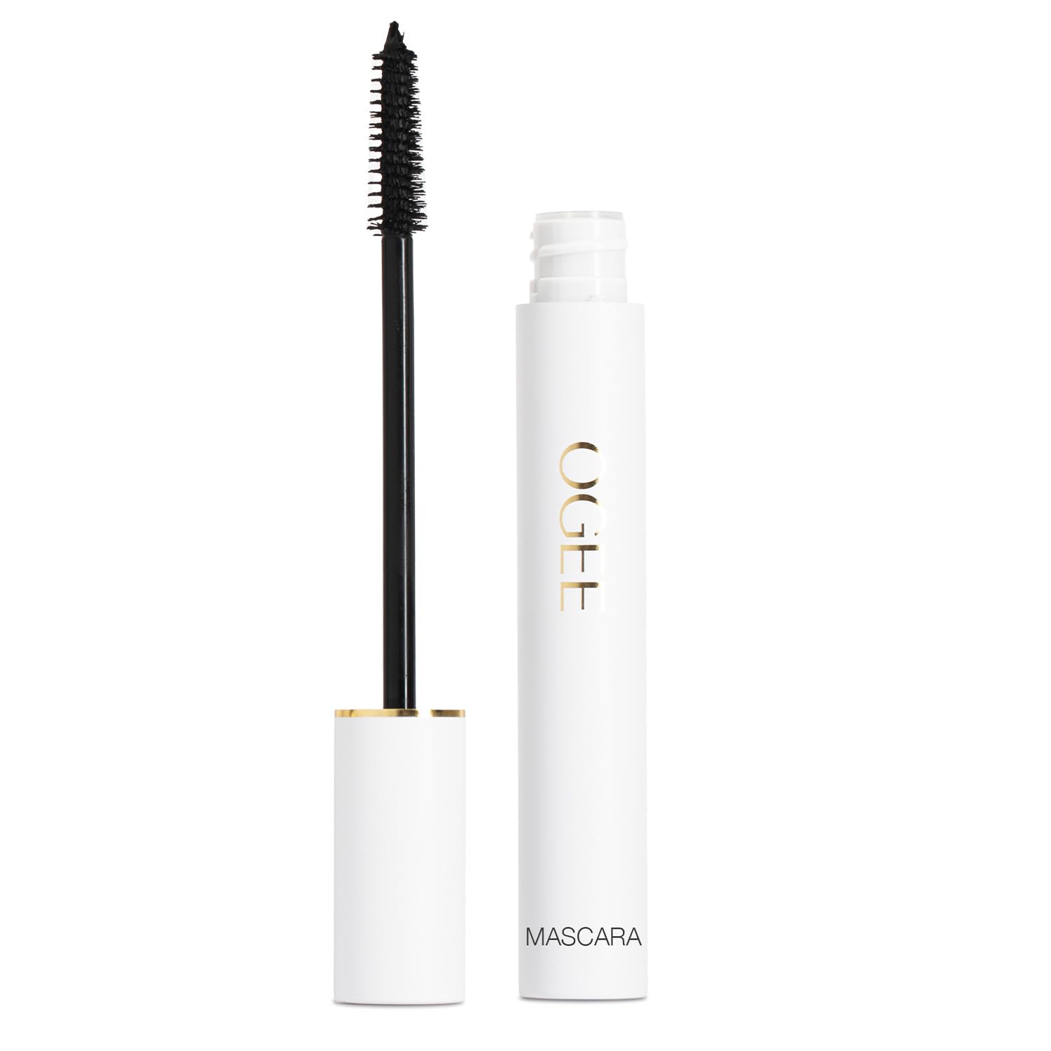Ogee Beyond Clean Volumizing Mascara - Certified Organic Black Mascara for Volume and Length - Lengthening Lashes for Sensitive Eyes