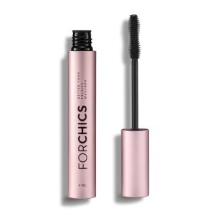 ForChics- Nourishing Eyelash Growth Mascara - Volumizing & Lengthening, Moisturizing Black Formula for Sensitive Eyes, Enhances Thickness & Health