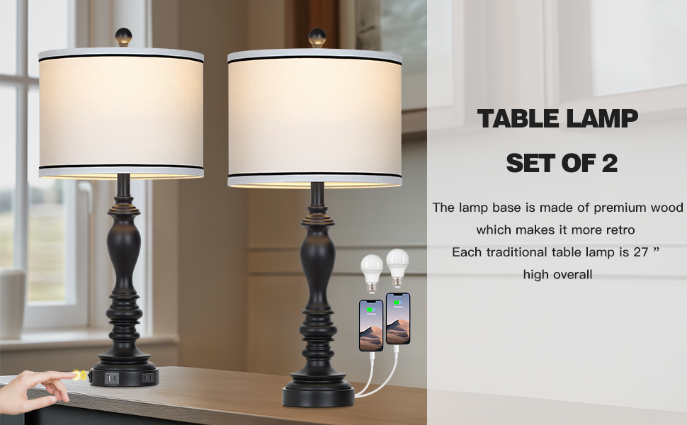 black lamps for living room