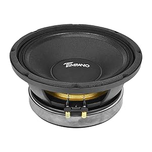 TPT-MD10 PRO Cone view Timpano car audio midrange loud speaker 10 inches