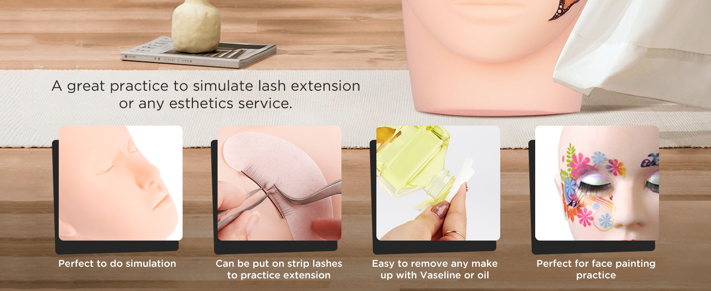 lashview mannequin head