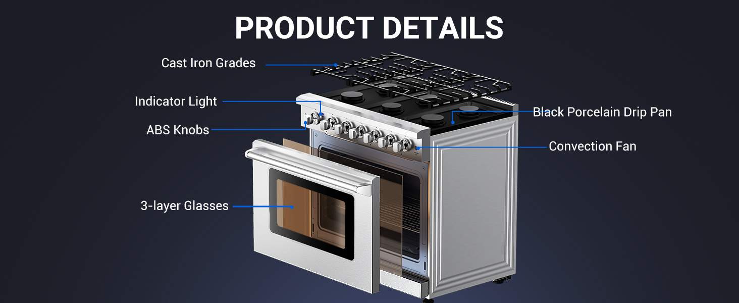 Freestanding Gas Range