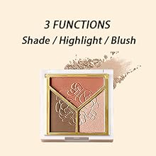 3 colors contour powder