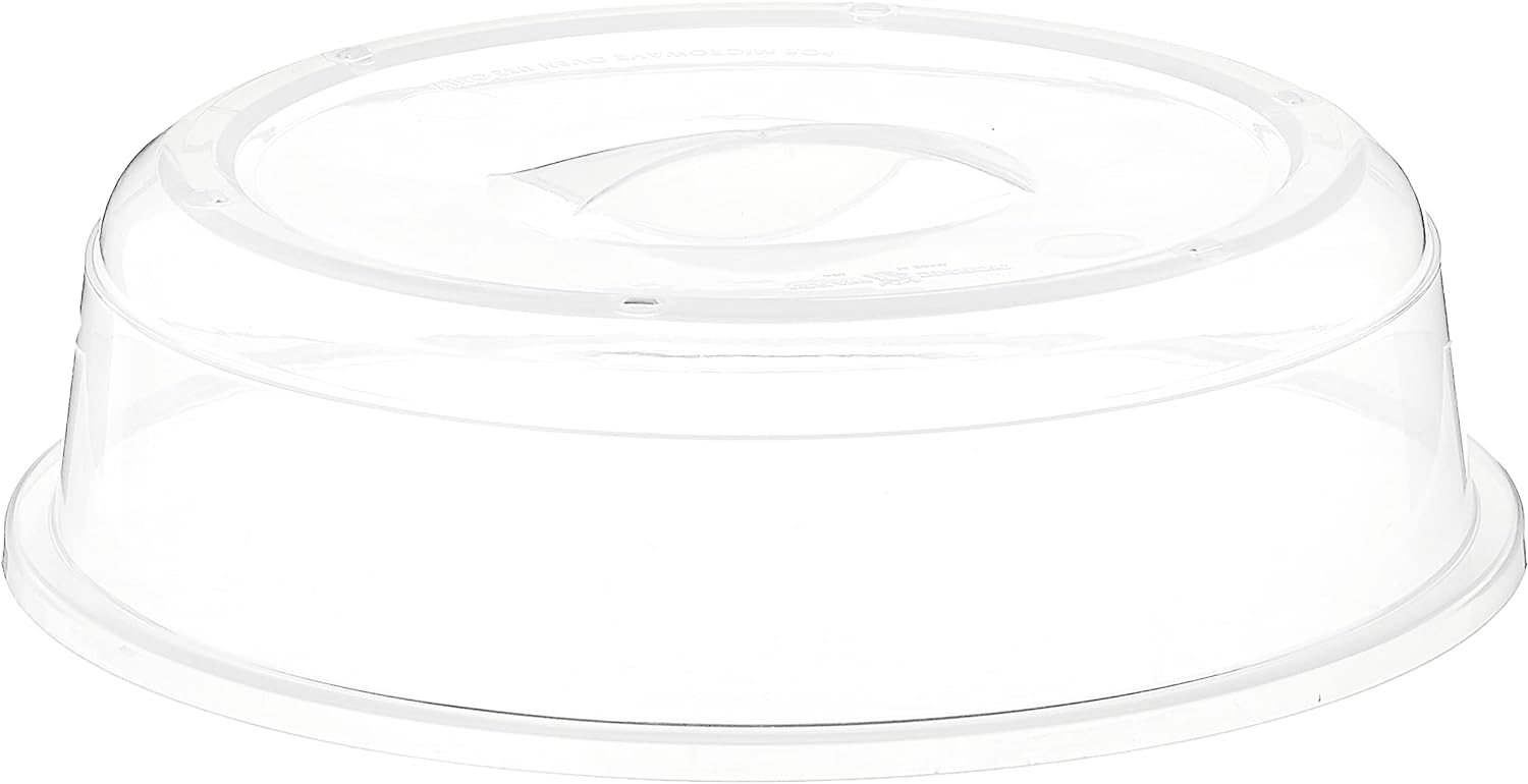 Nordic Ware BPA-free and Melamine Free Plastic Splatter Microwave Cover, 10-Inch (Set of 2), Clear - Image 2