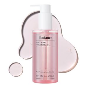 BIODANCE Collagen Cleansing Oil, Facial Oil Cleanser, Gentle Makeup Remover without Clogging Pores, Removes Bleackhed and Whitehead for Sensitive Skin, Oily Skin, Korean Skincareㅣ6.76 fl. oz. (200 ml)