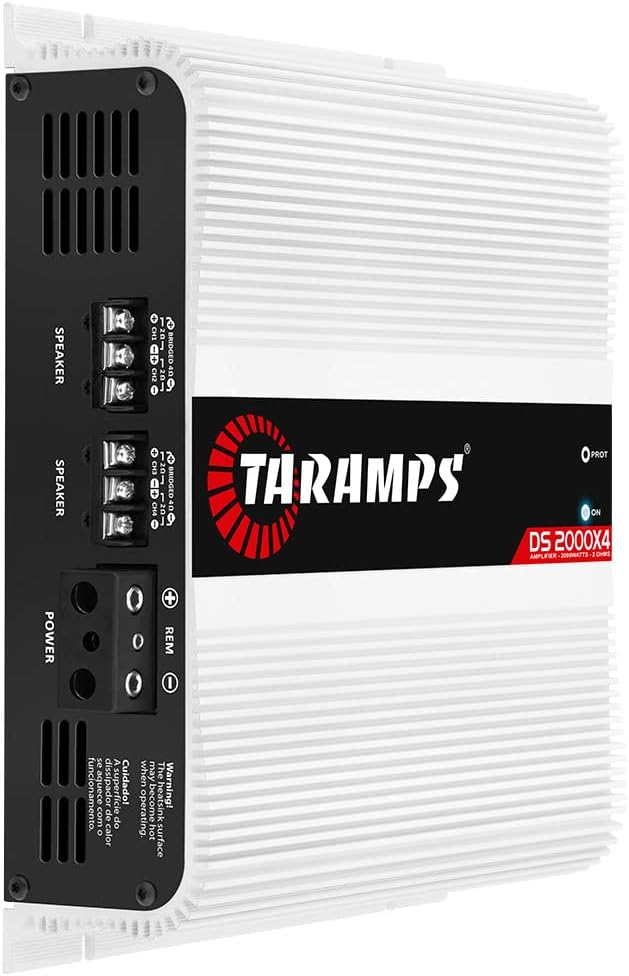 Taramp's DS 2000x4 2 Ohms 2000 Watts RMS 4-Channel 500x4 Watts RMS, Class D Full Range, Crossover High / Low Pass Fixed Bridgedable Car Audio Amplifier - Image 3