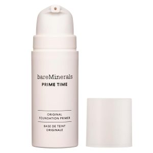bareMinerals Prime Time Original Foundation Primer – 24HR Wear, Smooths Texture, Controls Shine, Extends Makeup Wear & Nourishes Skin, Non‑Comedogenic