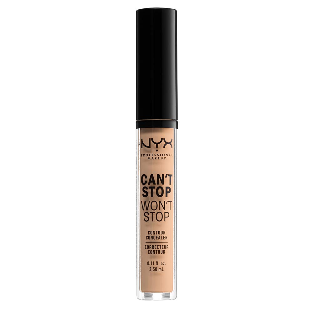 NYX PROFESSIONAL MAKEUP Can't Stop Won't Stop Contour Concealer, 24h Full Coverage Matte Finish - Natural - Image 5