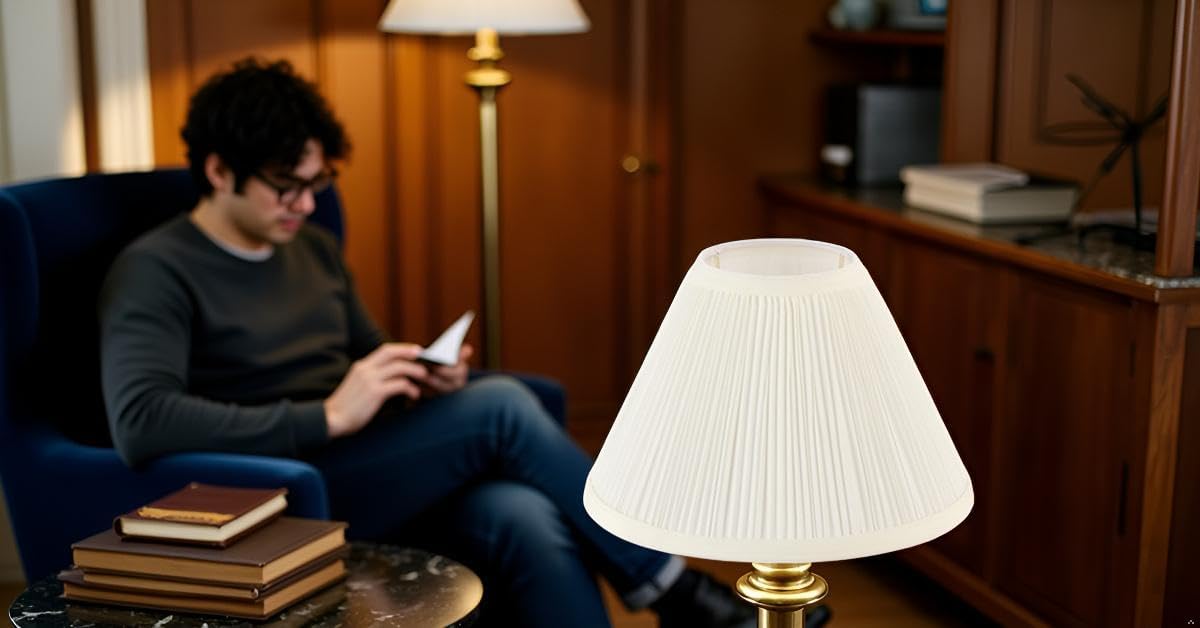 Aspen Creative 59171, Empire Uno Lamp Shade, Cotton White, 4" Top x 10" Bottom x 7" Slant Height, Slip UNO 33mm - Image 9