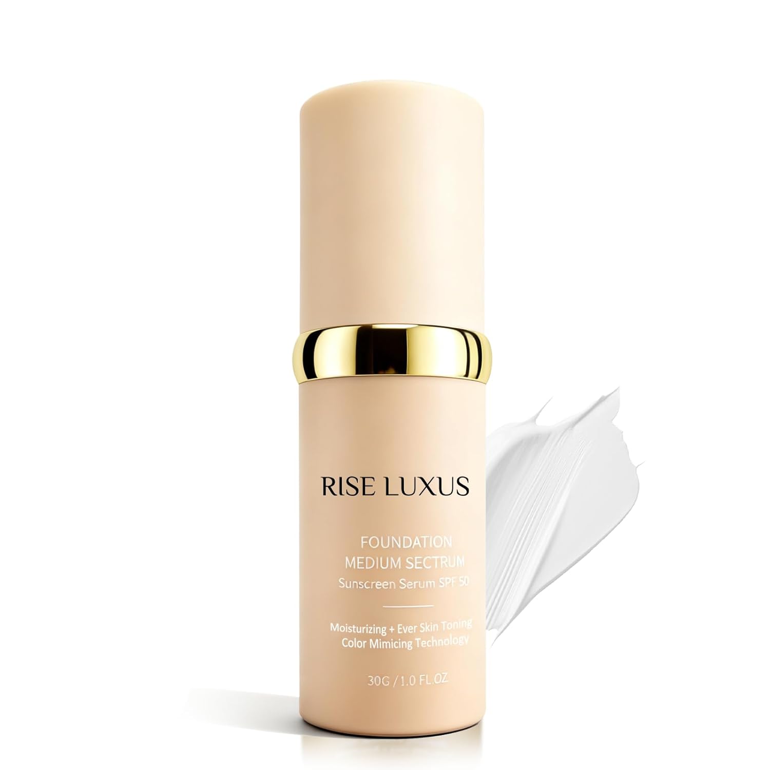 Ultrablend 4 In 1 Foundation, 2025 New Upgrade Match Skin Color Changed Foundation Liquid With Spf 50,Glowing Hydrating, Waterproof for Makeup