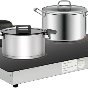 23 Inch Induction Cooktop, 3 Burner 2600W Flat Glass Top, 9 Power Levels Built-in Induction Stovetop,Crystal Flat Ceramic Cooktop, Radiant Electric Stove Top with Child Lock Touch Control