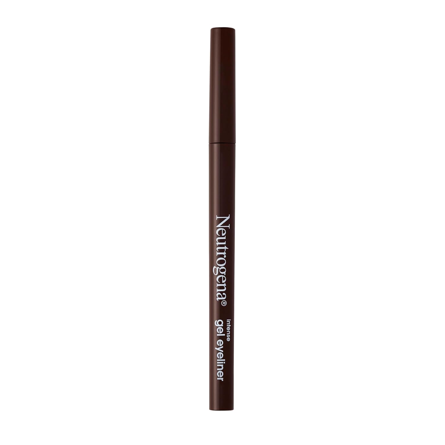 Neutrogena Intense Gel Eyeliner, Eye Makeup with Antioxidant Vitamin E, Bold Precision Eyeliner, Smudge- and Water-Resistant, Dark Brown, 0.004 oz