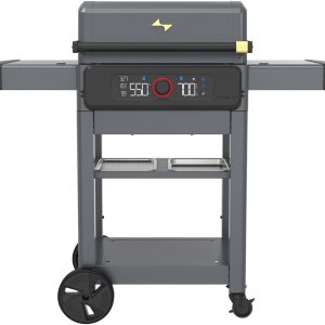 Current Model G Dual Zone Grill, Smart Electric Outdoor Grill with 200°F to 700°F Range for Searing & Roasting, Digital Precision, Independent Heat Zones, Apartment-Friendly & Weather-Resistant