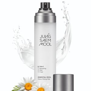 JUNG SAEM MOOL Essential Mool Micro Fitting Face Mist 4.06 Fl Oz, Ultra-Fine Hydrating Makeup Setting Spray with Thermal Spring Water, Long-Lasting Fixing Power Dewy Glow Primer, Korean Face Mist