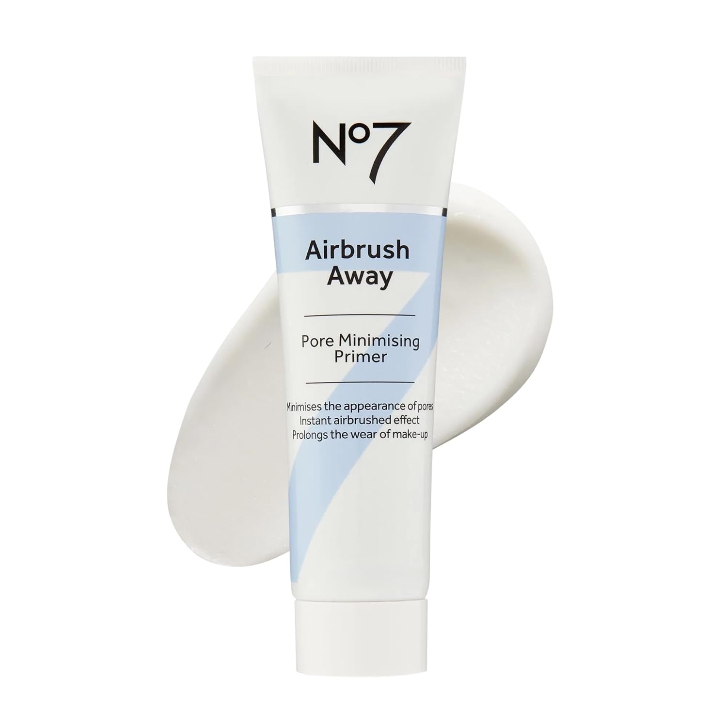 No7 Airbrush Away Pore Minimizing Facial Primer - Lightweight, Matte Primer & Pore Minimizer for Face - Makeup for Oily Skin (30ml)