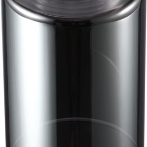 Diameter 4.72 IN, Tall 6 IN,E26 Base 1-5/8 Inch Fitter,Wall lamps or Pendant Lamps Replace Lampshades With Smoke Gray Cylindrical Glass Lampshades