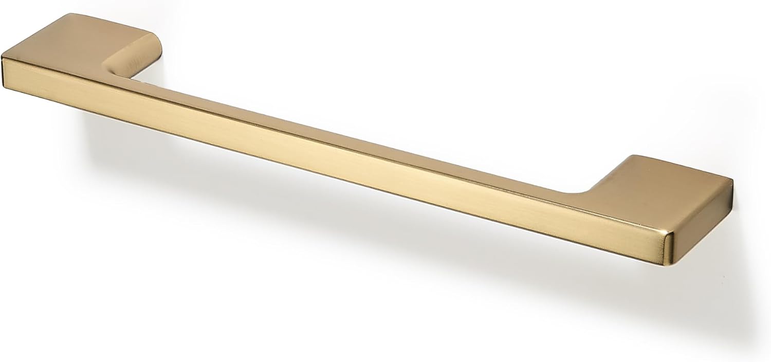 TUNNY 10 Pack Classic Cabinet Handles-3"/76mm Screw Spacing Champagne Bronze Furniture Hardware Handles for Kitchen Cabinets Bedroom Cabinet Pull