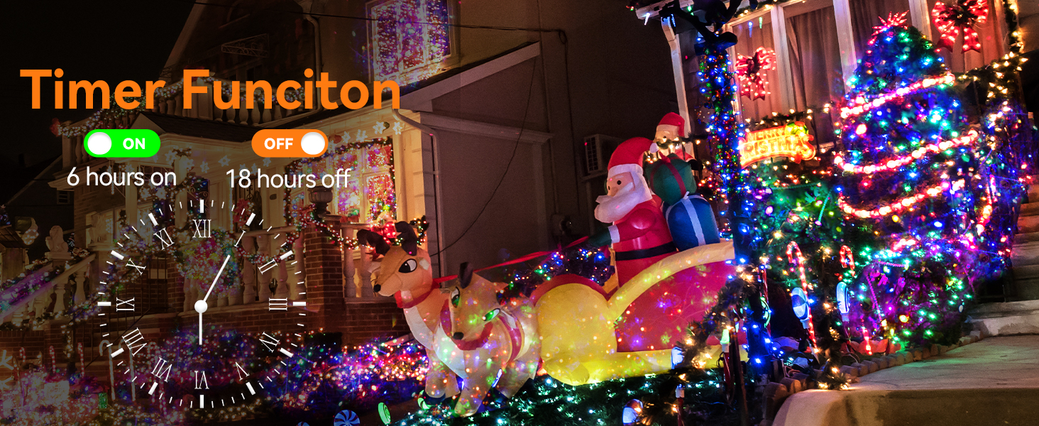 colored christmas lights