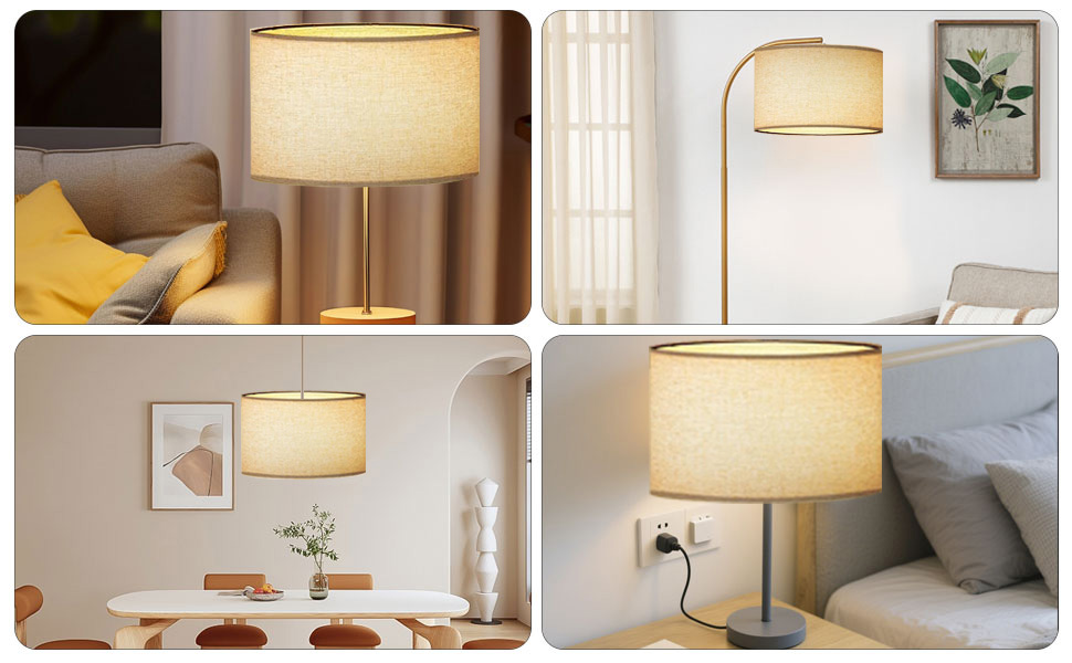 Drum Lamp Shades for Floor Lamps