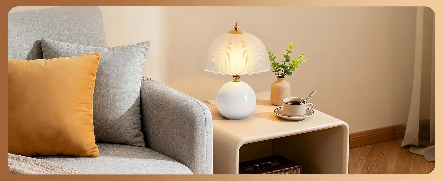 Ceramic Mushroom Lamp