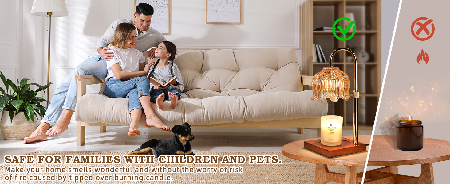 Candle Warmer Lamp with Timer Dimmer