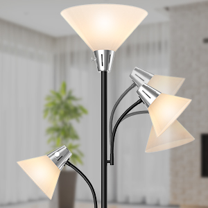 Adjustable metal lamp for living room