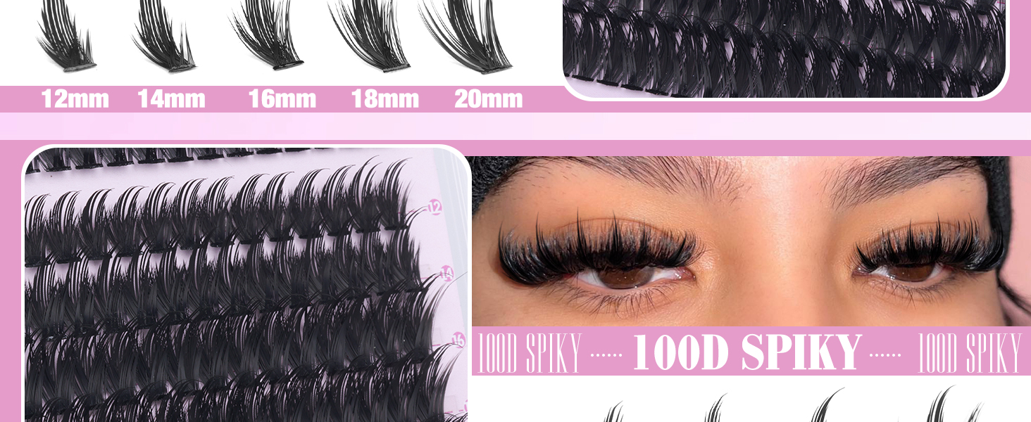 cluster eyelash extensions