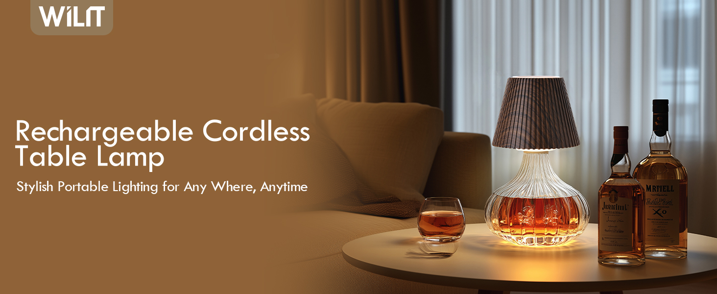 wireless bottle lampe